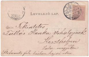 1900 Komárom, Komárno; Komárom-Újváros, Országút, Igmándi út, Sárkány Ignác üzlete. Hacker Richárd k...