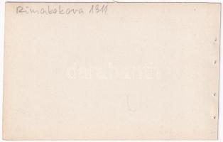 Rimakokova, Kokava nad Rimavicou; Vásártéri utca romjai az 1911. augusztus 3-i tűzvész után / street...