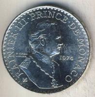 Monaco 1974. 50Fr Ag "Uralkodás 25. évfordulója" T:BU Csak 25.000db!