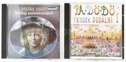 2 db zenei CD: Halász Judit - Boldog születésnapot; Pa-dö-dő - Tessék dudálni! Hungaroton, Magyarország, 1986-1992. Eredeti tokjukban.