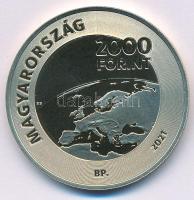 2021. 2000Ft Cu-Ni "Az Európa Tanács Magyar elnöksége" T:PP