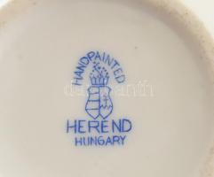 Herendi Rotschild mintás mokkás kiöntő. Kézzel festett, jelzett, minimális kopással 15 cm