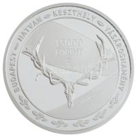 2021. 15.000Ft Ag "Egy a Természettel Vadászati és Természeti Kiállítás", kapszulában T:PP