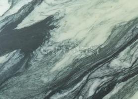 Fa posztamens, tetején márvány lappal, kopással, 36x36 cm, m: 33 m