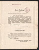 1914 Statuten für das mit Allerhöchster Entschliessung vom 16. Februar 1850 gegründete Verdienstkreu...