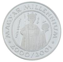 Asszonyi Tamás (1942-) 2000. "Magyar Millenium / Múltunkkal a jövőbe - Pest megye" peremén...