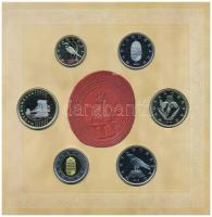 2016. 5Ft-200Ft (6xklf) forgalmi szett + Zsigmond aranyforint aranyozott Ag utánverete (3,491g/0.999...