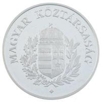 DN "Vác Város / Magyar Köztársaság" ezüstözött fém emlékérem műanyag dísztokban (42,5mm) T...