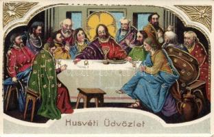 Easter with golden fringe