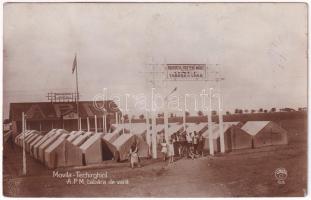 1930 Techirghiol, Tekirgöl; Movila, Asociatia Prietenii Márei tabara de vara / Black Sea beach, summer camp (Rb)