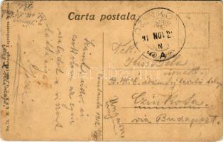 1912 Constanta, M.S. Regina pe terasa pavilionului / Marie of Romania on board at the port (EK)