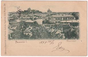 1899 (Vorläufer) Bucharest, Bukarest, Bucuresti, Bucuresci; Panorama I. (pinhole)