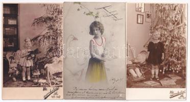 GYEREKEK - 50 db régi képeslap és fotó vegyes minőségben / CHILDREN - 50 pre-1945 postcards and photos in mixed quality