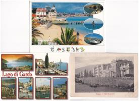 46 db főleg RÉGI magyar és külföldi város képeslap vegyes minőségben / 46 mostly pre-1945 Hungarian ...