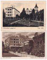 24 db RÉGI történelmi magyar város képeslap vegyes minőségben: fürdők, gyógyfürdők / 24 pre-1945 his...