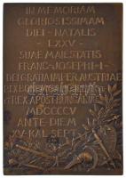 Szirmay Tony (Antal) (1871-1938) 1905. Ferenc József 75. születésnapja alkalmából készült kétoldalas...