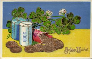 New Year litho (Emb.)