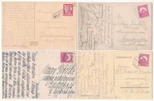 Balaton - 4 db régi képeslap gőzhajókkal