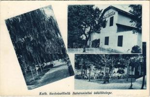 1931 Balatonlelle, Katolikus tisztviselők üdülőtelepe, Mária üdülő