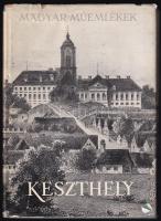 Koppány Tibor-Péczely Piroska-Sági Károly: Keszthely. Magyar Műemlékek. Bp., 1962, Képzőművészeti Alap Kiadóvállalata. Fekete-fehér fotókkal illusztrált. Kiadói egészvászon-kötés, kiadói javított, kissé hiányos papír védőborítóval.