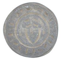 1116-1131. Denár Ag "II. István" egyoldalú veret (0,13g) T:AU Hungary 1116-1131. Denar Ag ...