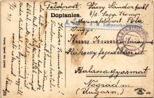 1917 Most na Soci, Sveta Lucija, Santa Lucia d'Isonzo; Most k postaji / bridge to the railway s...