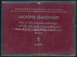 1984 Arcképes MÁV kedvezményes igazolvány