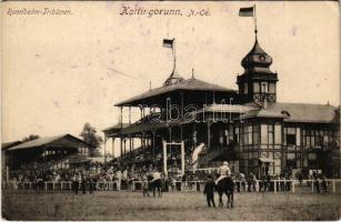 Kottingbrunn, Rennbahn-Tribünen / horse race, racecourse grandstands (EK)
