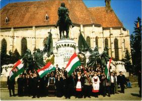 2004 Kopogtató levél Erdélyből. Kolozsvár főtere március 15-i ünnepségkor - Szavazzunk igennel magyar állampolgárságunkra december 5-én