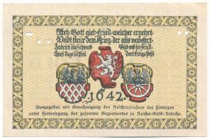 Németország / Weimari Köztársaság / Marktredwitz 1923. 0,42M szükségpénz, lyukasztással érvénytelení...