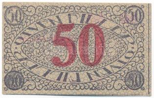 Pécs 1919. 50f "Pécs Törvényhatósági Jogú Város Házipénztára" pénztárjegye T:AU