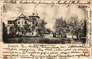 Keszthely, Hullám szálloda és a korzó. Mérei Ignác 144. 1903. (fl)
