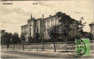 1914 Keszthely, Zárda. Mérei Ignác kiadása, TCV card