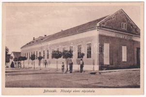 1929 Bátaszék, Községi elemi népiskola. Szalay Sándor kiadása