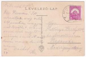 1929 Bátaszék, Községi elemi népiskola. Szalay Sándor kiadása