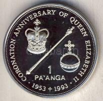 Tonga 1993. 1P Ag "II. Erzsébet koronázási évfordulója" T:PP