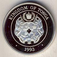 Tonga 1993. 1P Ag "II. Erzsébet koronázási évfordulója" T:PP