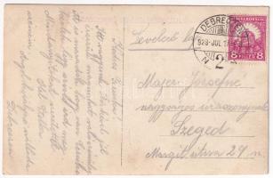 1928 Debrecen, Németh Nándor "Angol királynő szállodája", étterem belső. photo (EK)