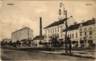 Arad, Fő út, üzletek / main street, shops (EB)
