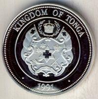 Tonga 1991. 1P Ag "Veszélyeztetett vadállatok" T:PP