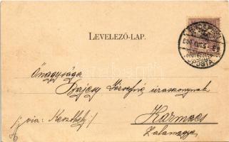 1900 Göre Gábor bíró úr. Göre levelezőlapok és Göre könyvek kiadója Singer és Wolfner / Hungarian hu...