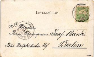 1900 Göre Gábor bíró úr. Göre levelezőlapok és Göre könyvek kiadója Singer és Wolfner / Hungarian hu...