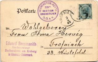 1903 Reichenstein vom Rössl 2166 m. / winter sport, mountain climbing (EB)