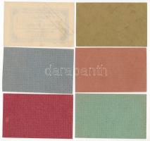 Németország / Weimari Köztársaság / Ettali Kolostori Vagyonkezelés 1917. 1pf - 50pf (6xklf) T:AU
Ge...