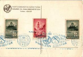 1947 Szabadságért, demokráciáért tarts velünk! Partizánbarátok Szövetsége kiadása / Hungarian partis...