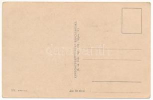 4 db MODERN magyar szocreál propaganda képeslap (Képzőművészeti Alap Kiadóvállalat) "Hív a term...