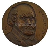 Farkas István Béla (1915-2005) DN &quot;Cézanne&quot; kétoldalas bronz emlékérem (88mm) T:AU