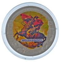 Libéria 2009. 5$ Cu "Nagy Hadvezérek - Bonaparte Napóleon" multicolor T:PP ph. Liberia 2009. 5 Dollars Cu "The Greatest Warlords of History - Napoleon Bonaparte" multicolor C:PP edge error