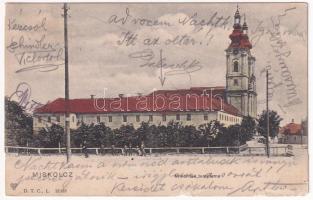 1903 Miskolc, Minoriták temploma (szakadás / tear)