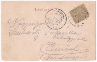 1903 Miskolc, Minoriták temploma (szakadás / tear)